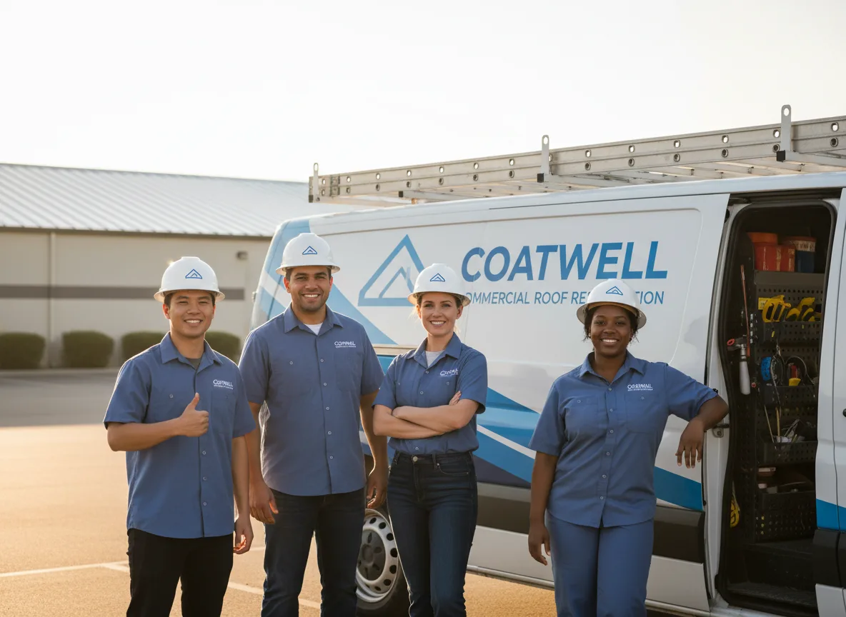 Commercial roof coating company in Cushing, WI